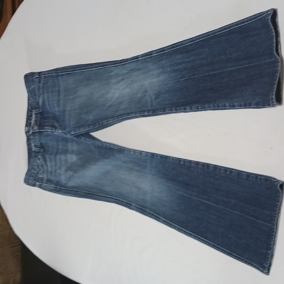 Seven For All Mankind low rise flared leg "A Pocket" jeans - Picture 8 of 11